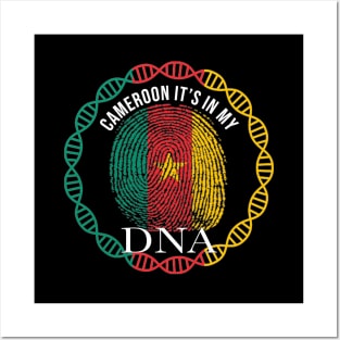 Cameroon Its In My DNA - Gift for Cameroonian From Cameroon Posters and Art